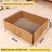 Cardboard cat house with built-in scratching board, extra detail view