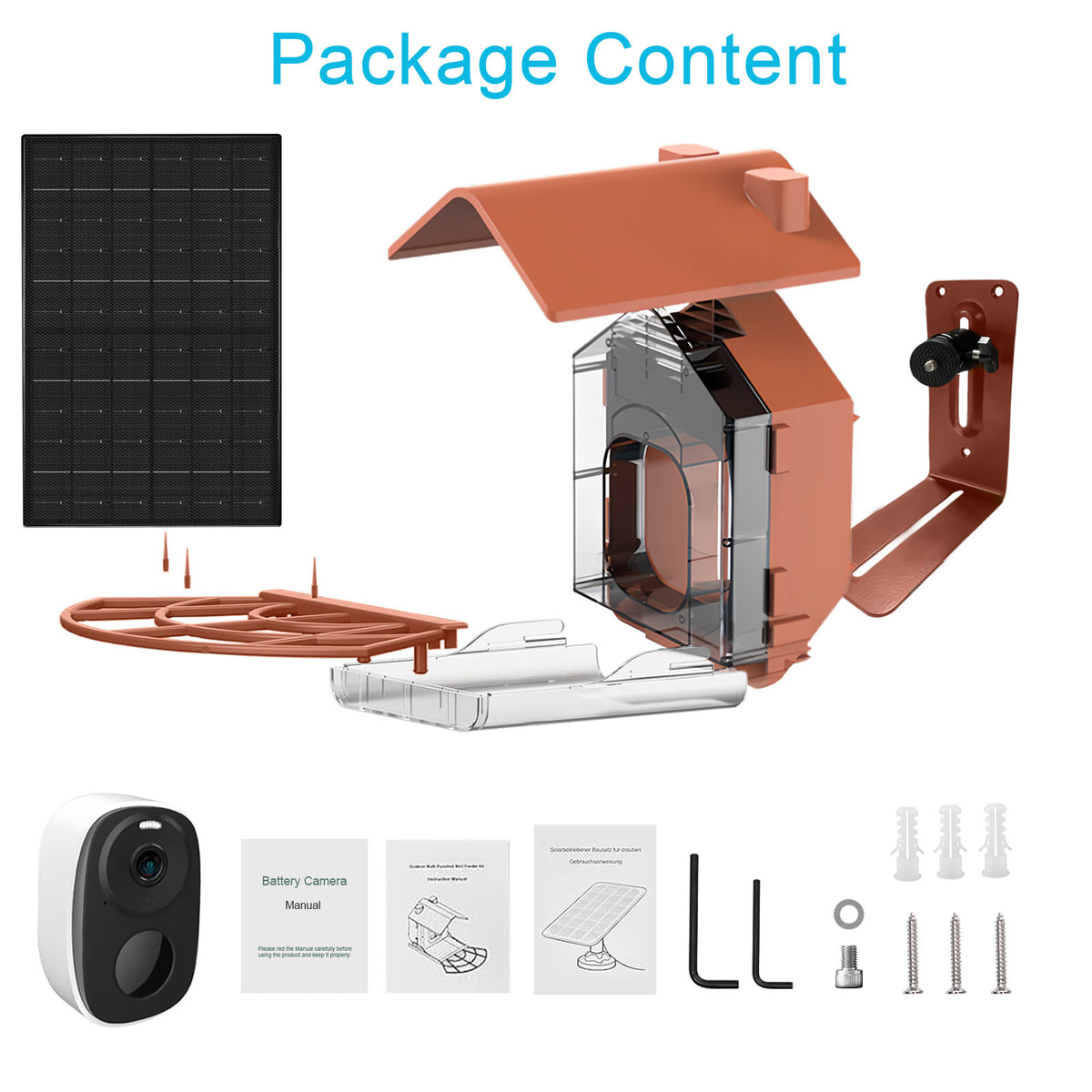 Smart Solar Bird Feeder with Camera