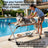 Foldable grooming hammock stand for pets, main product photo