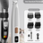 Rechargeable Pet Hair and Paw Trimmer with Dual LCD Display