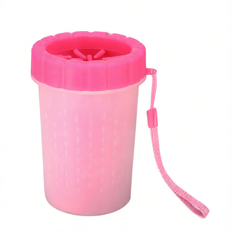 Silicone Brush Dog Foot Washing Cup, Quick Rinse Paw Cleaner