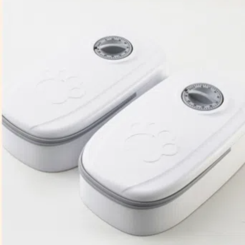 Pet Automatic Feeding Timing Feeder Division Bowl Timing Quantitative Dry and Wet Two Feeding Pet Bowl