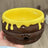 Cute Ceramic Anti-Spill Cat and Dog Food Bowl with Slanted Mouth and Non-Slip TPE Base