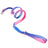 Small dog harness and lead set in bright gradient colours