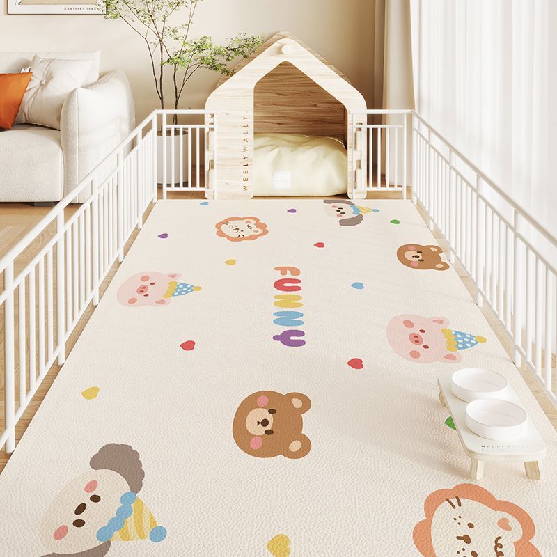 Waterproof PVC dog crate mat in Fun Animal, size 40 x 60cm