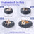 Round plush donut bed for cats and small dogs, photo from another angle