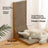 L-shape corrugated cardboard cat scratching board with lounger