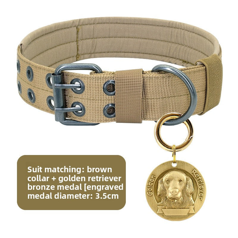 Heavy-duty nylon collar for large dogs, 3 sizes available