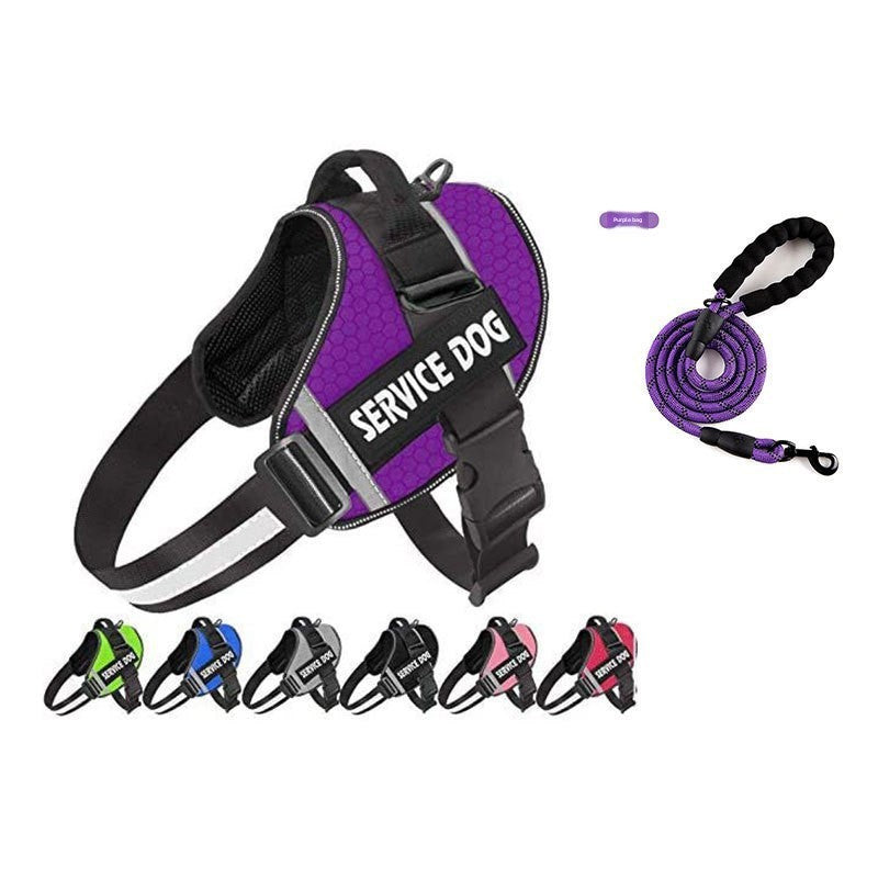 Reflective breathable nylon dog vest harness, product image 69