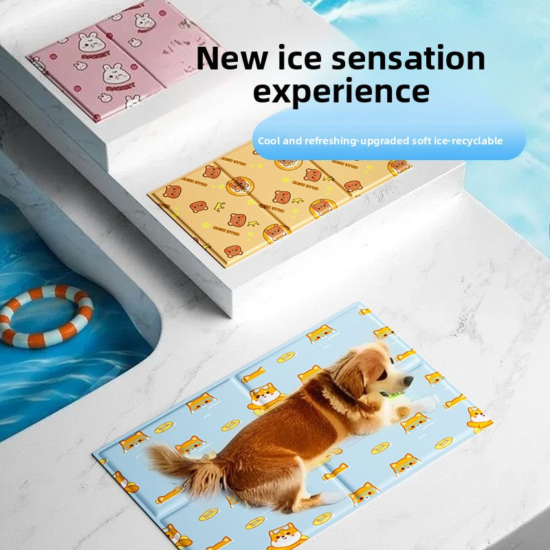 Ice crystal gel cooling mat for dogs, photo 3 of 16