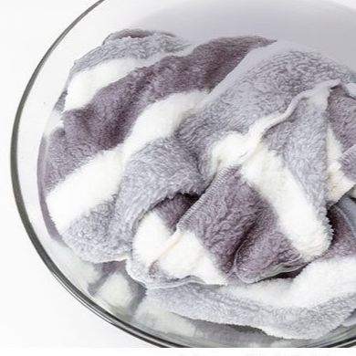 Coral Fleece Pet Drying Robe for Dogs and Cats, Absorbent