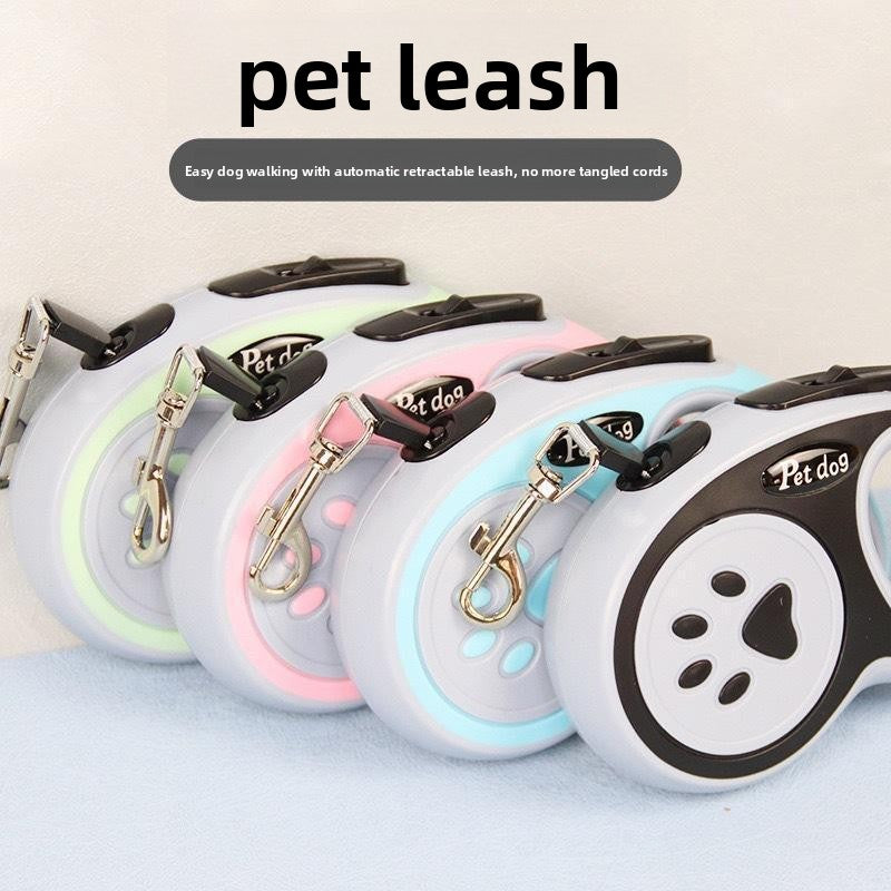 Paw print pet lead for dogs and cats, main product photo