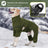 Four leg fleece lined padded dog coat, available in 2 colours, image 5