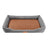 Tear-resistant Oxford dog bed with removable cover, further angle view