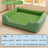 Waterproof Oxford dog crate mat with soft velvet top, photo 25 of 68