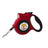 5m retractable dog lead with LED light, close-up detail view