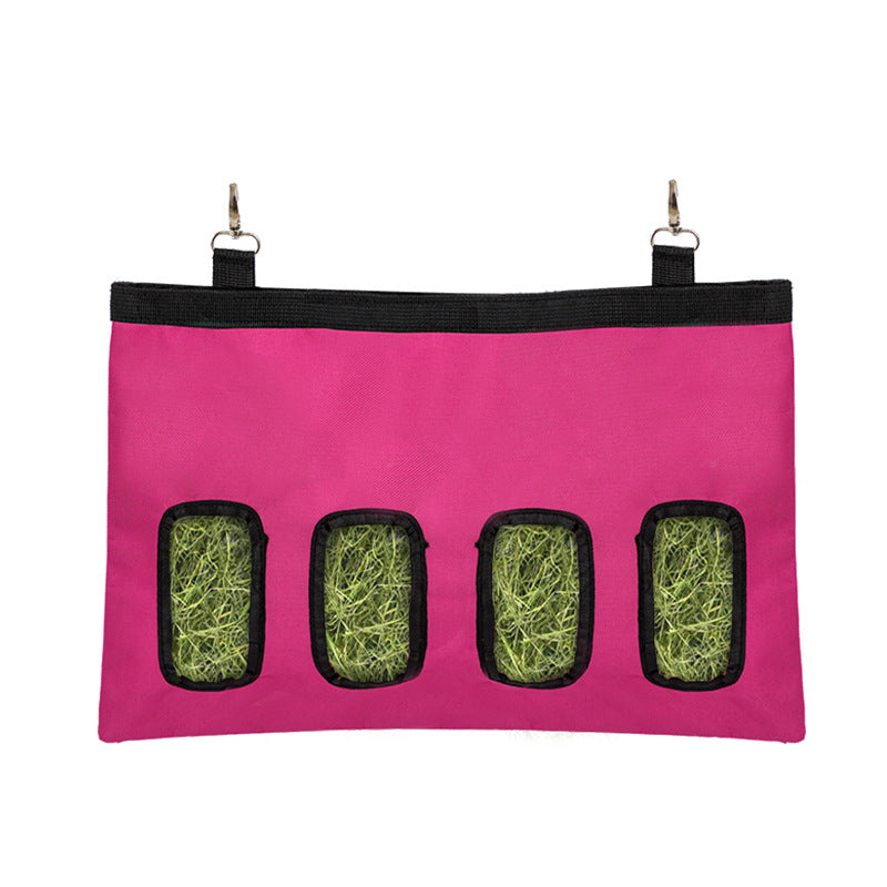 Hanging Oxford Cloth Hay Bag for Rabbits, Guinea Pigs and Chinchillas, Small or Large