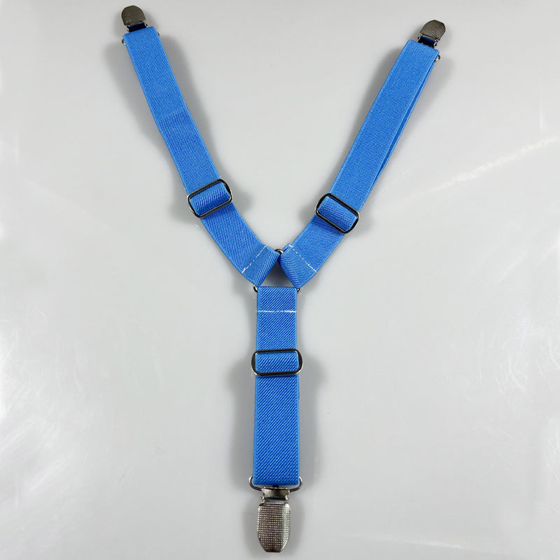 Adjustable elastic dog diaper suspender strap in plaid pattern, view 28