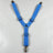 Adjustable elastic dog diaper suspender strap in plaid pattern, view 28
