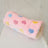 Flannel pet tunnel sleeping bag for small pets in Pink Heart, size 15 x 30cm