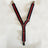 Adjustable elastic dog diaper suspender strap in plaid pattern, view 63