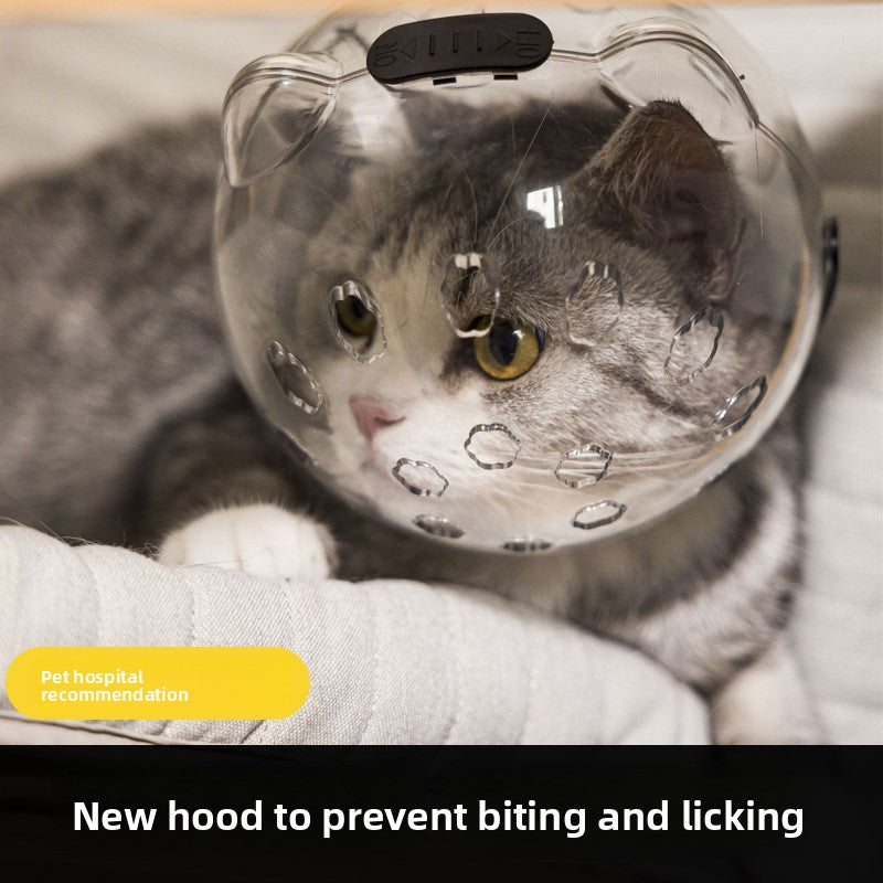 Adjustable cat grooming hood for bathing and nail clipping, product image 2