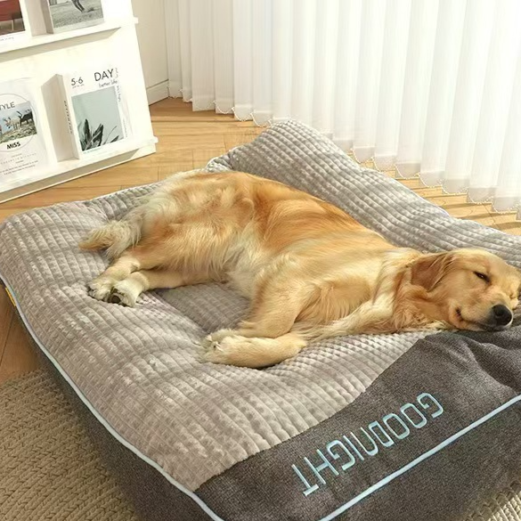 Plush Pet Sofa Lounger Bed with Thermal Fibre Filling