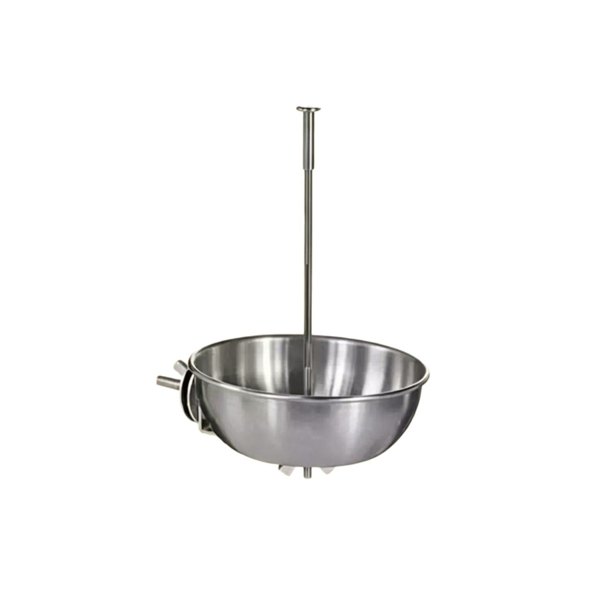 Stainless steel bird feeder with fruit fork and vegetable hook, view 5