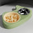Stainless Steel Two-In-One Pet Bowl Feeder for Cats and Dogs