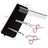 Stainless steel pet grooming scissors set with comb, photo 19 of 30