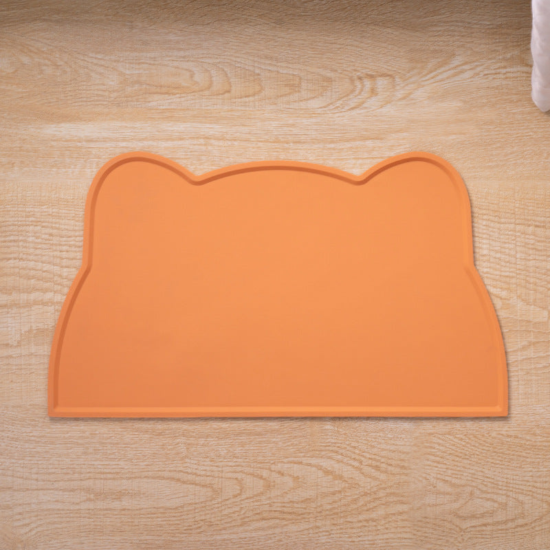 Silicone pet feeding mat with cat ear design, photo 8 of 17