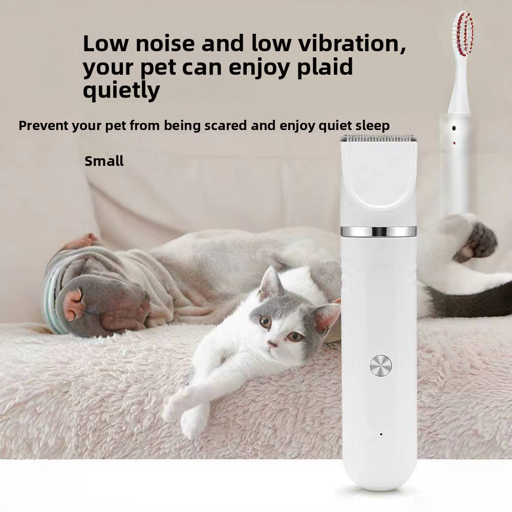Pet Hair Clipper with Paw Shaver and Nail Grinder, Multi-Function