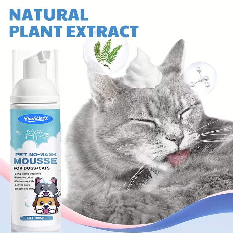Waterless Foam Dry Shampoo Towels for Dogs and Cats, No Rinse