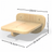 Wall-mounted solid wood cat climbing space capsule module, photo 7