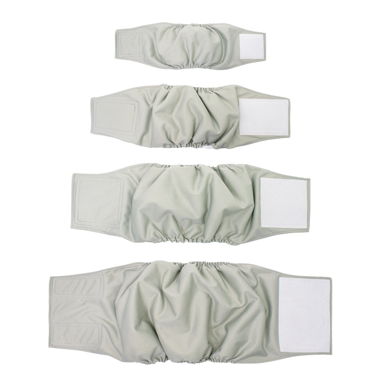 Washable Reusable Male Dog Diaper with Leak-Proof Absorbent Layer, Sizes S to XL