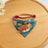 Christmas collar with triangle scarf for cats in Santa, front view