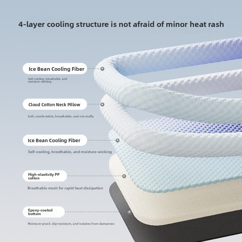 Cooling gel mat for cats and dogs, close-up detail view