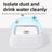 Dog bowl anti-knock cat drinking bowl