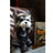Plaid polo T-shirt for small dogs in Plaid, close-up detail