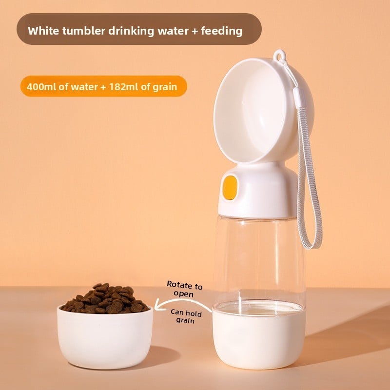 Portable Non-Wet Mouth Pet Water Cup in PP and PC with Drinking Head, 300ml to 565ml