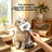 Soft Rounded Pin Deshedding Slicker Brush with One-Touch Release