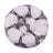 Round long plush nest bed for cats and dogs in White-Grey Check