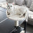 Clip-on desk cat bed and climbing perch, photo from another angle