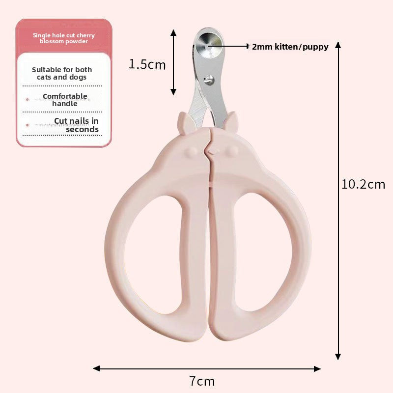 Adjustable Hole Nail Clippers for Cats, Dogs and Rabbits