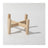 Elevated Pet Food Bowl with Removable Wooden Stand and Stainless Steel Bowl for Pets