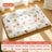 Thick plush pet sleeping mat with brown bear print, view 11