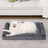 U-shaped velvet dog sofa bed with bolster, detail photo 2