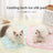 Printed ice silk cooling mat for dogs, alternative angle view