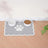 Absorbent splash-proof bowl mat for pets, photo from another angle