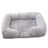 Round Enclosed Plush Cat Bed for Cats and Small Dogs